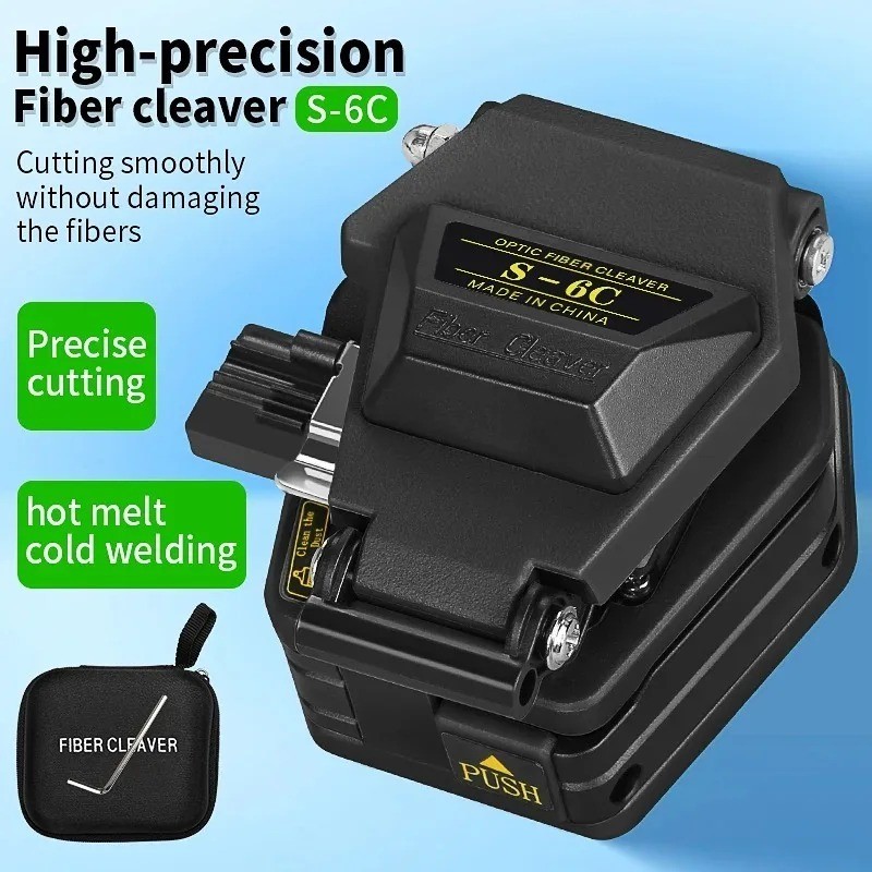 Fiber Cleaver Optical Cutting Knife Optic Cutter Cable FTTH Tool High Precision