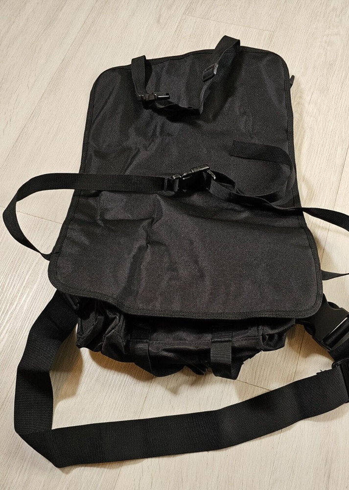 Tactical Chest Rig Pack Combat Pouch Straps Protective Black