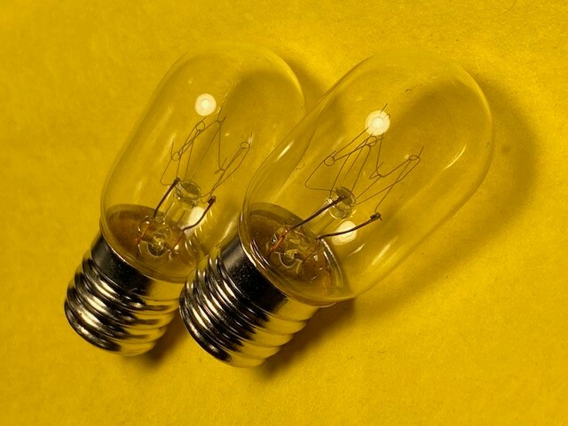 2 - Sewing Machine Light Bulb’s for Many Older Models Which Use Screw In Type