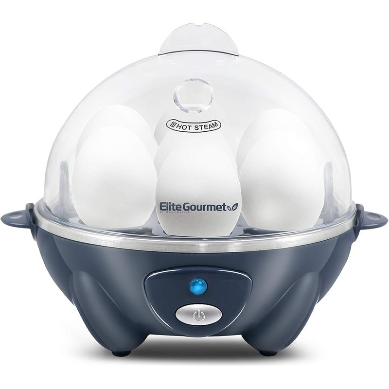 Egg Cooker Rapid Boiling Easy Peel Timer Multi Function Poacher Steamer New