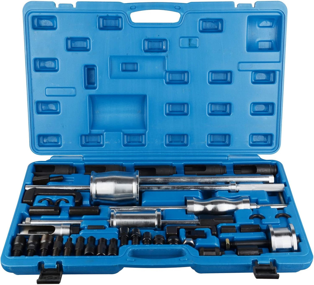 40Pcs Diesel Injector Extractor Master Tool Set Puller Removal Kit for Stubborn