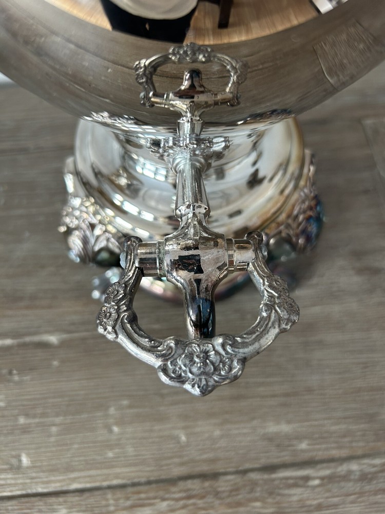 Antique Silverplated Coffee/Tea Samovar Urn