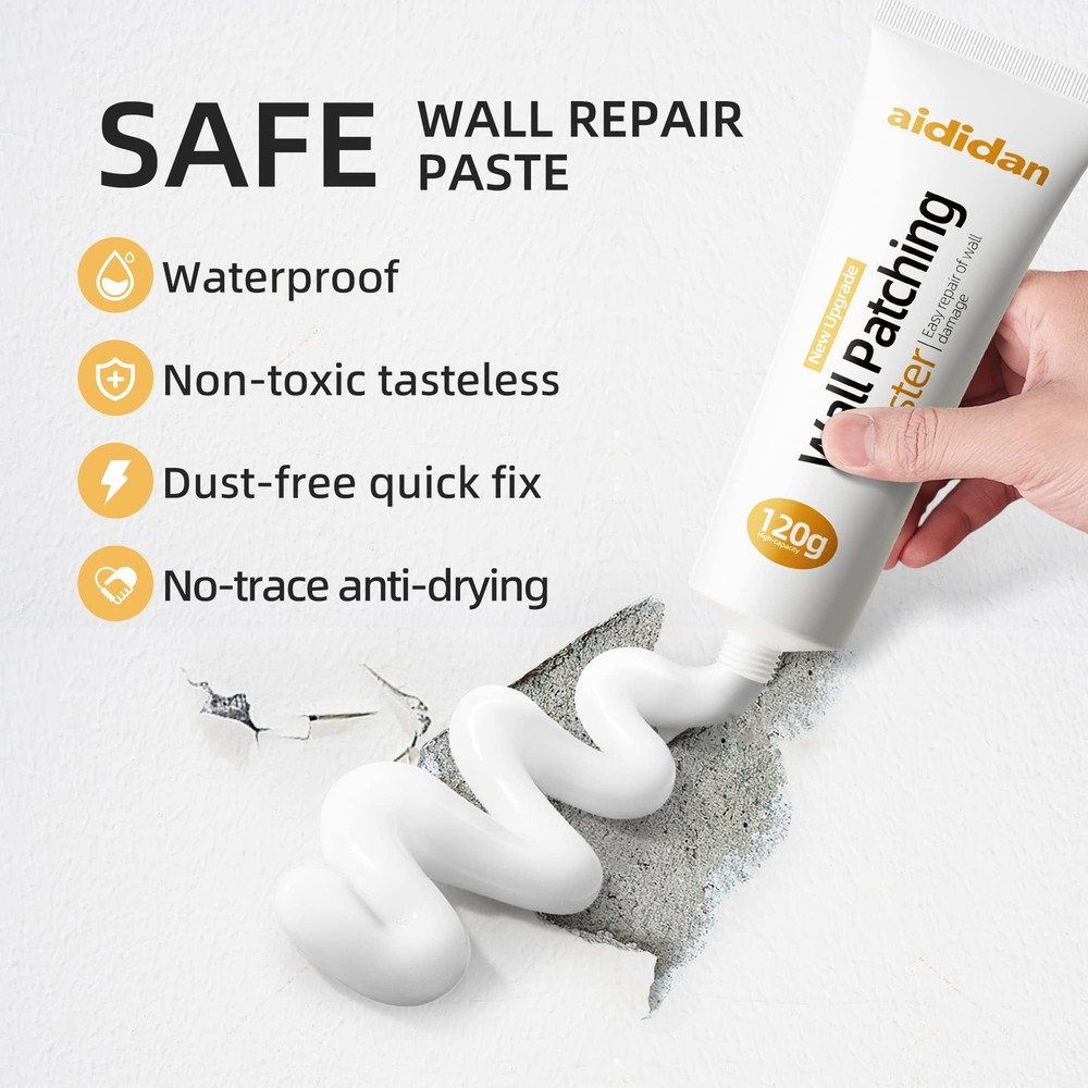 Drywall Repair Kit Hole Patch Kits Wall Spackle Paste 1 Pack