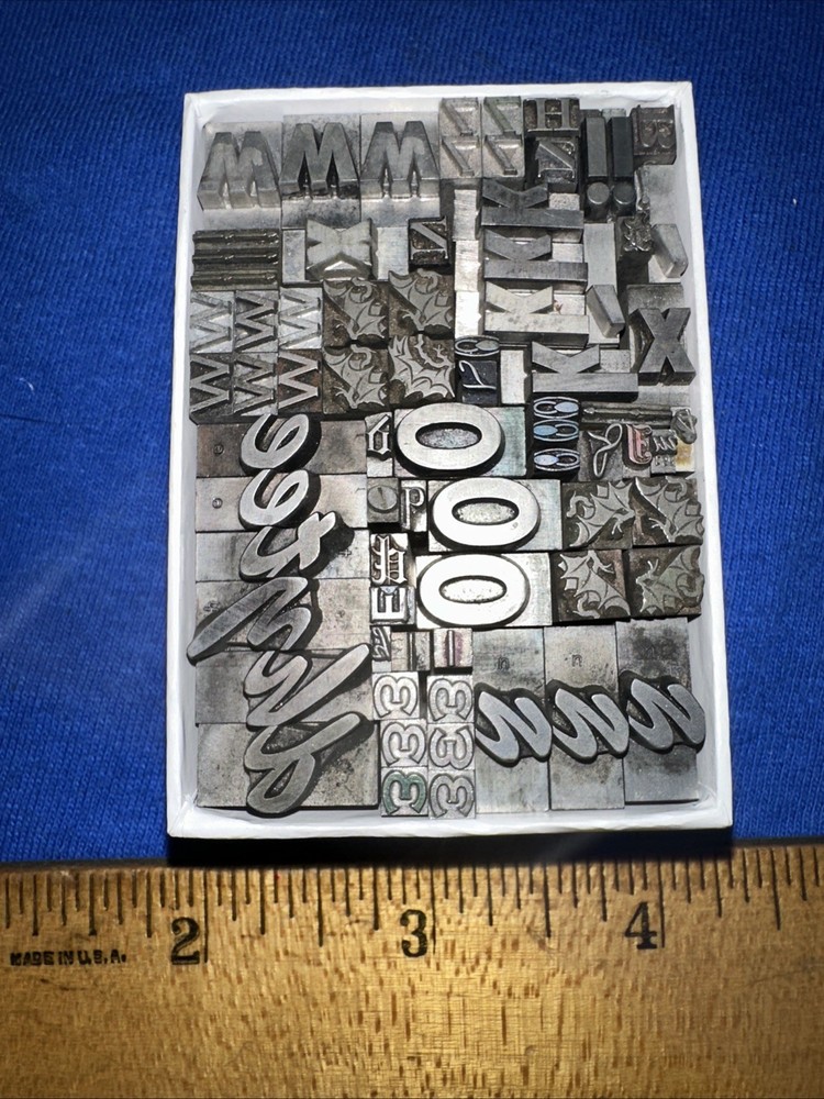 Printing Blocks “ Lead Ornamental Borders Dingbats” Variety #E