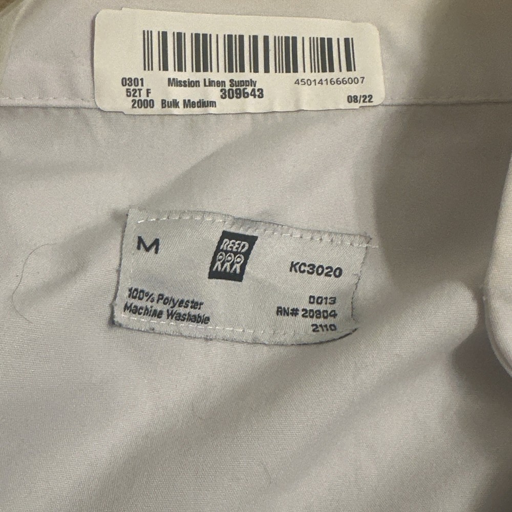 reed chef's coat Medium