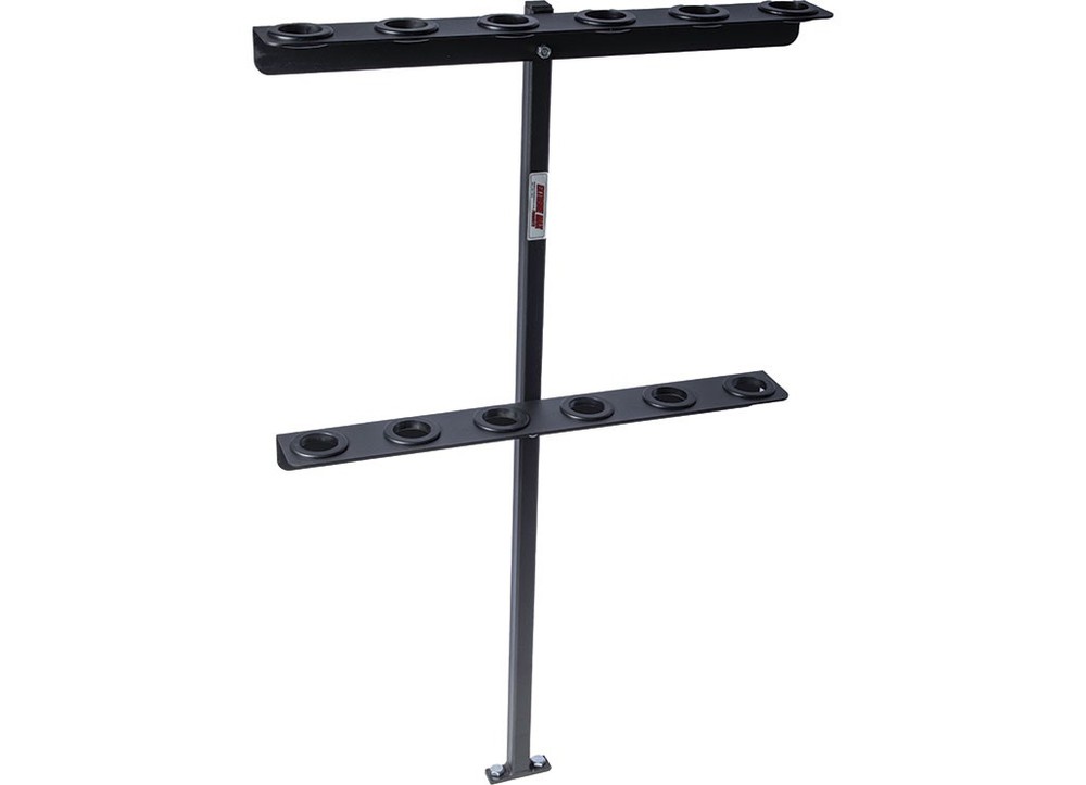 Extreme Max 5001.6357 6-Tool Garden/Landscaping Hand Tool Rack For Open Trailers
