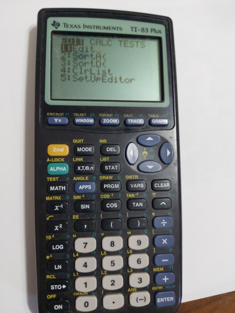 texas instruments ti-83 plus calculator