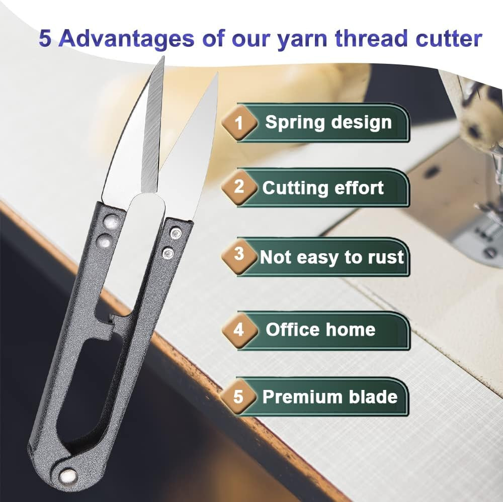 3Pcs Multi-Color Sewing Scissors 4.27” Sharp Yarn Snips Mini Thread Cutters