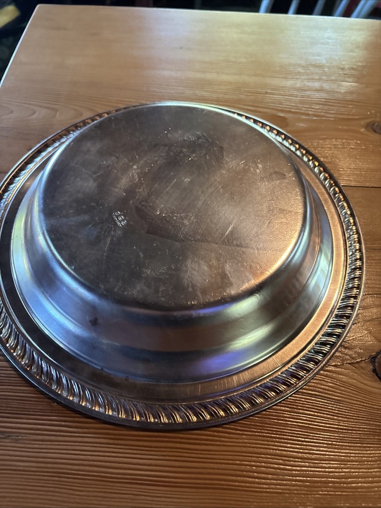 Silver Plated Serving Dishe 11.75” x1.5”