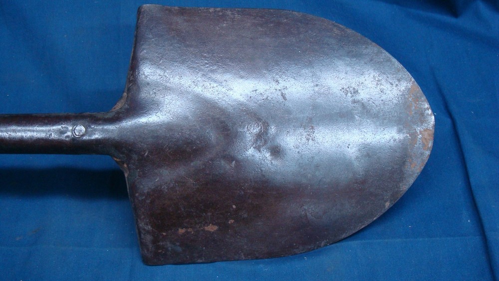 Original WWI WWII US Army M1910 T-Handle Field E-Tool Entrenching Shovel