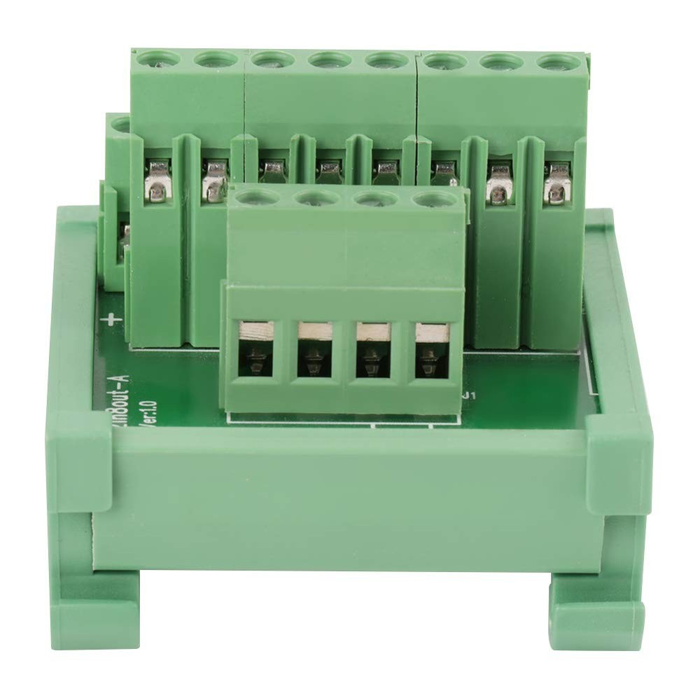 Panel Mounting Power Distribution Module, Terminal Block, DIN Rail Mount Feet