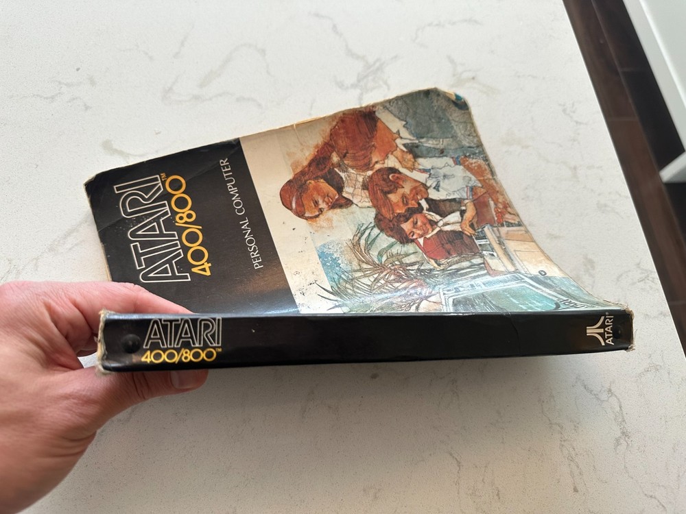 Atari 400/800 Personal Computer BASIC Reference Manual Vintage Computer Book