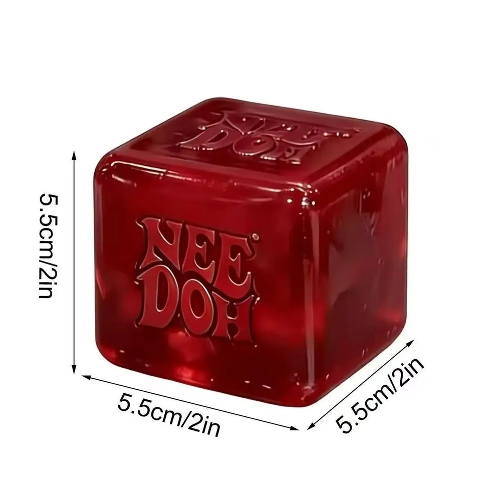 Needoh Limited Edition Dr Pepper Nice Cube Suptid Squish New With Box Red