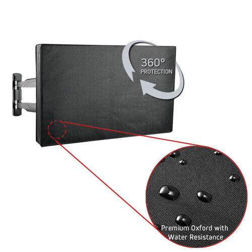 Outdoor Weatherproof Water Resistant TV Cover for 30 32 40 42 46 50 55 58 60 65"