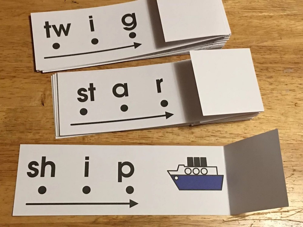 CCVC Word - Blending Cards- Reading Activity Set - Teaching Supplies