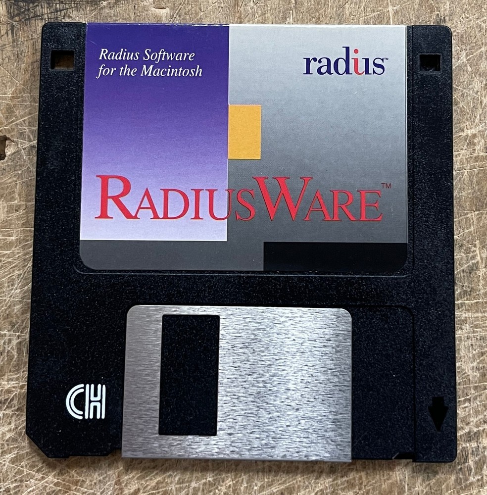 Vintage RadiusWare for Mac on Floppy TESTED and READABLE
