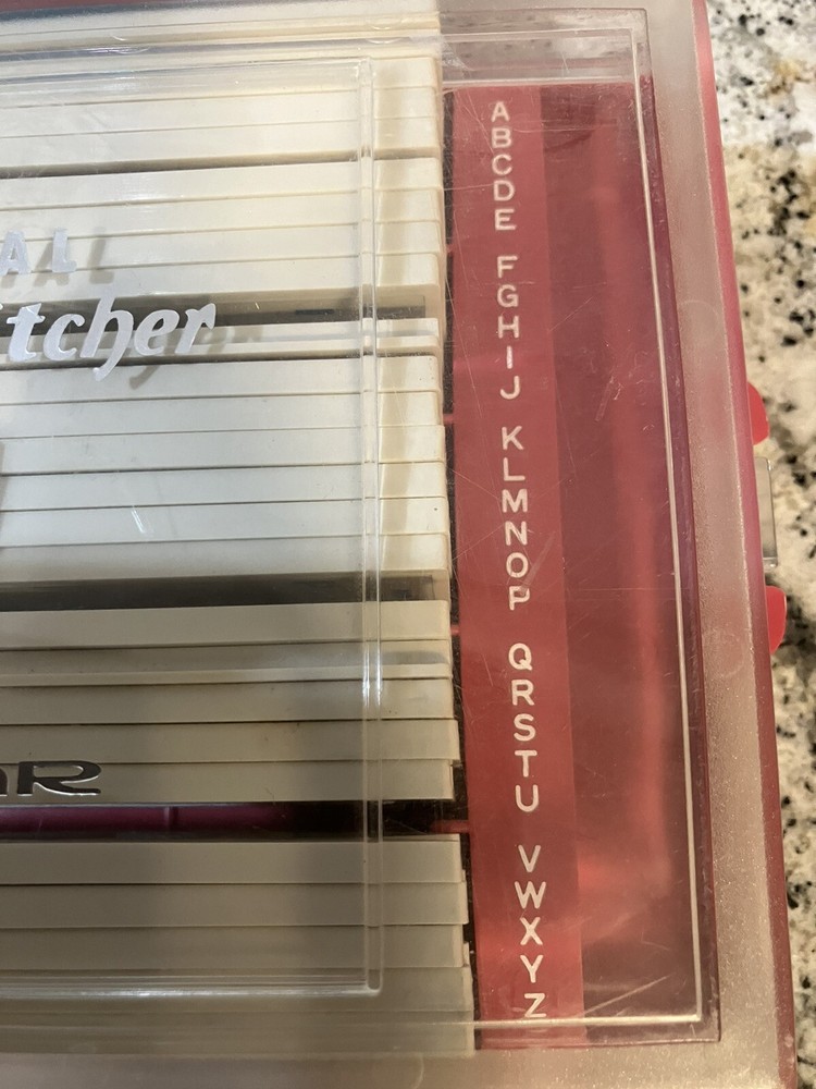 Riccar Monogrammin With Auto Stitcher Letters A-Z