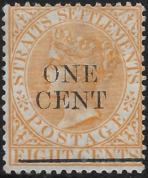 1892 STRAITS  SETTLEMENTS  SC#80 MNH OG VF🔥