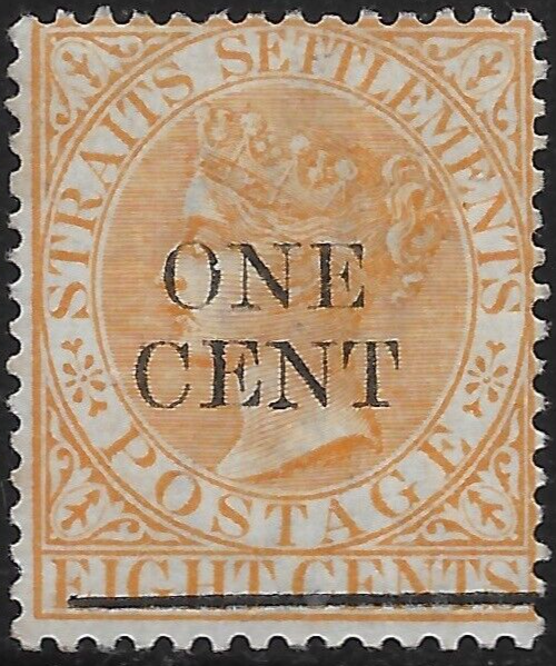 1892 STRAITS SETTLEMENTS SC#80 MNH OG VF🔥