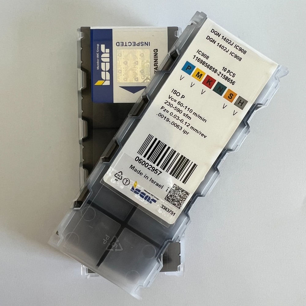 10Pcs/BOX Iscar DGN1402J IC908