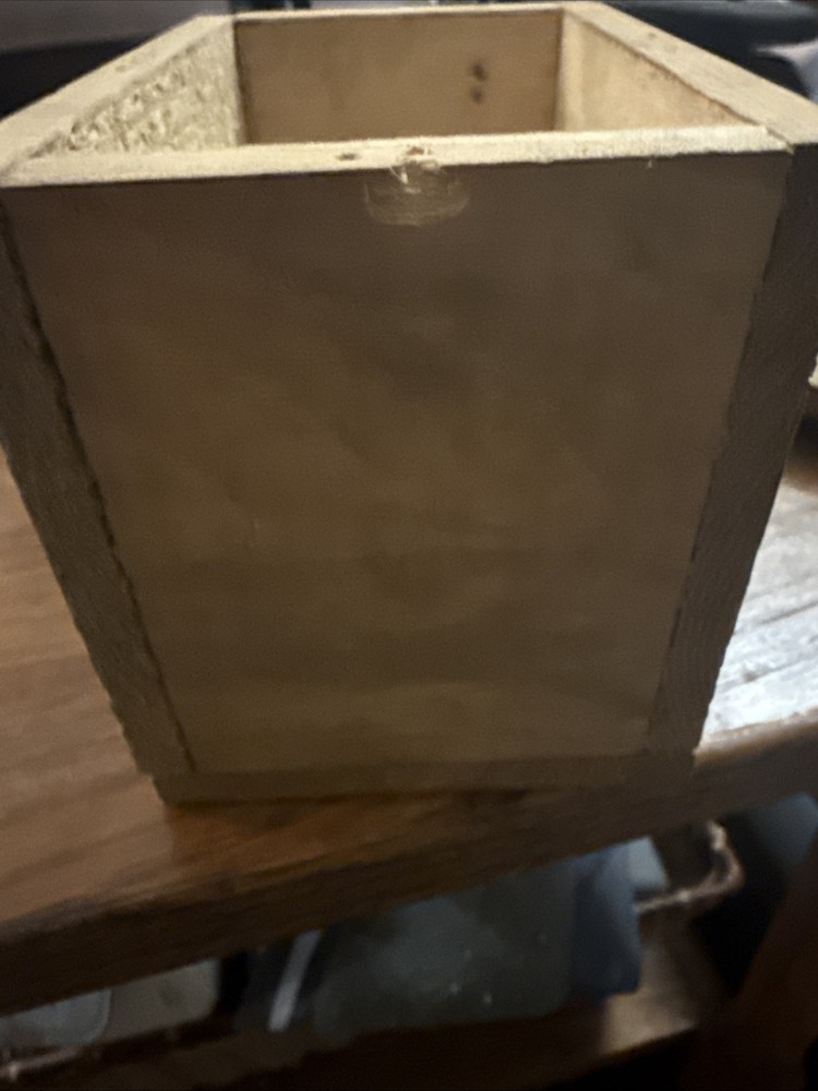 Daisy BB Wood Storage Box With 12 Pack Quick Silver 152 BB And A Partial Opened
