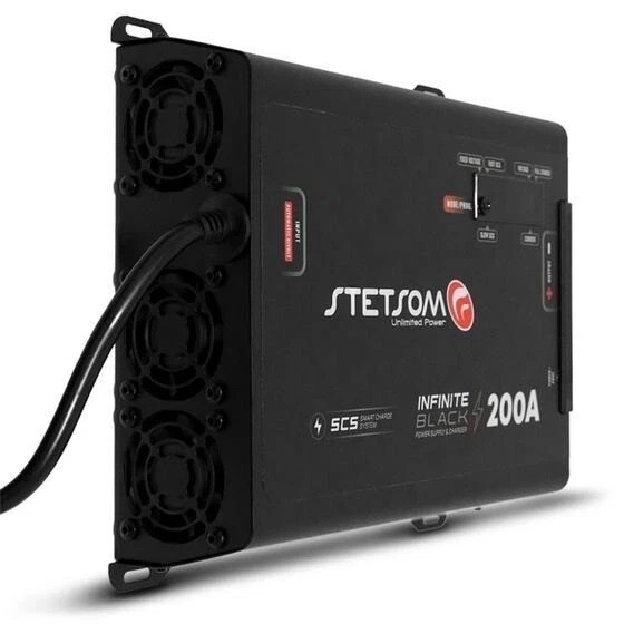 Stetsom Infinite 200 A Power Supply Charger Battery Stetsom 200 A Black