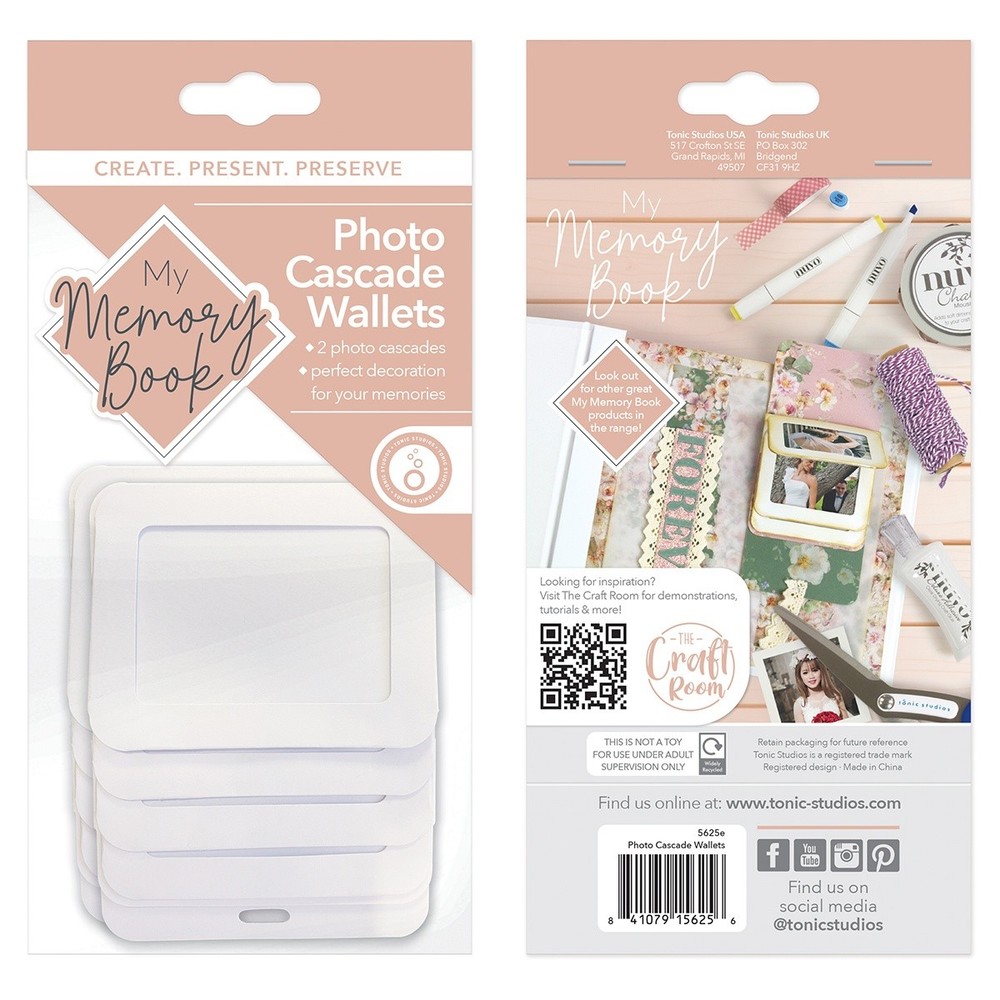Tonic Studios My Memory Book Photo Cascade Wallets-2 Pack