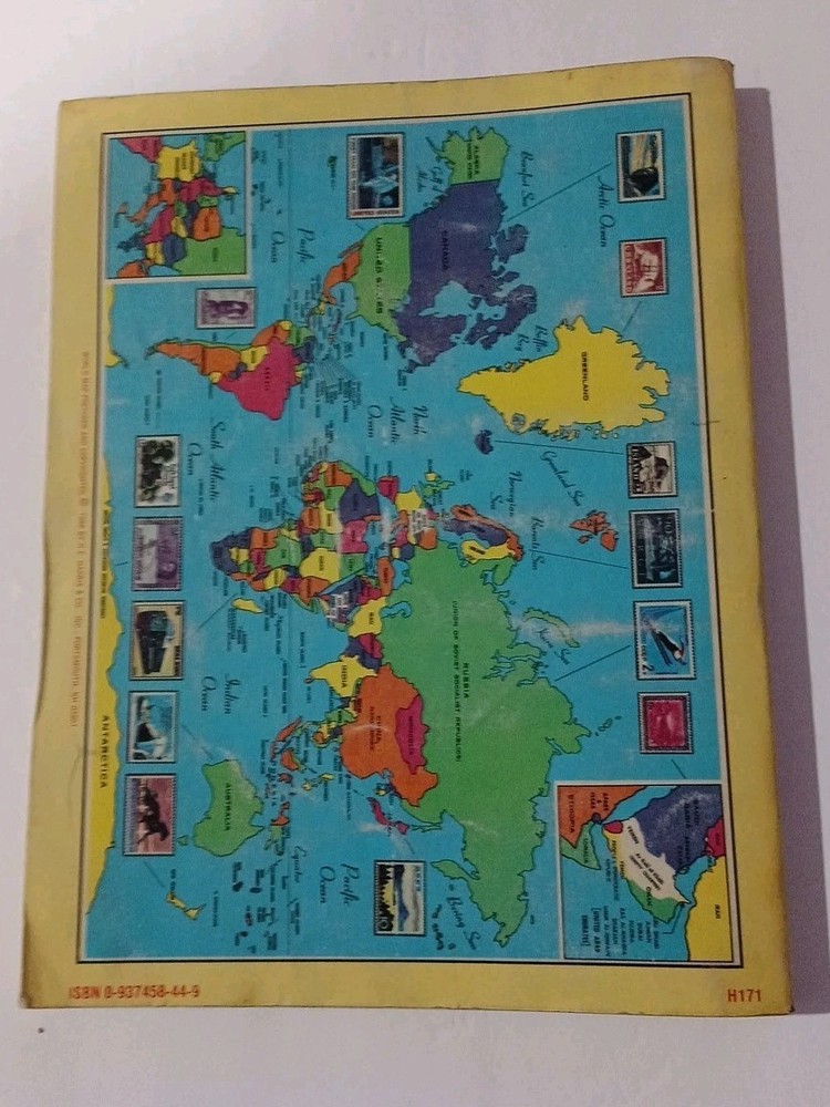 H.E. Harris & Co 1986 Adventurer II Postage Stamp Book