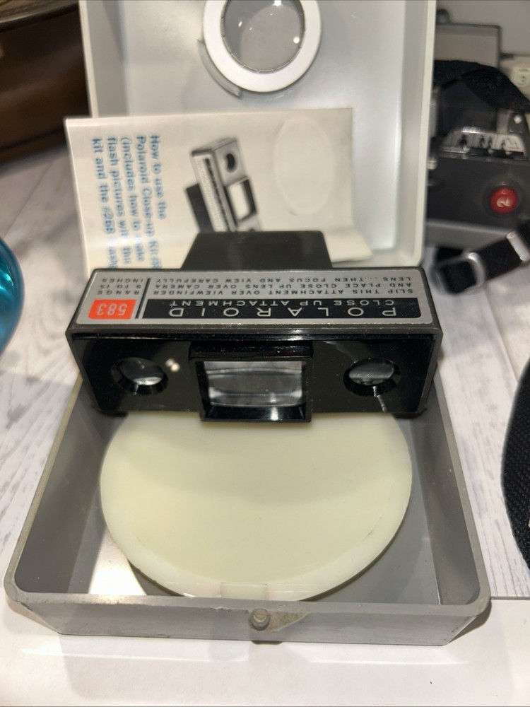RARE VINTAGE Polaroid Automatic 103 Land Camera- untested, Including Case