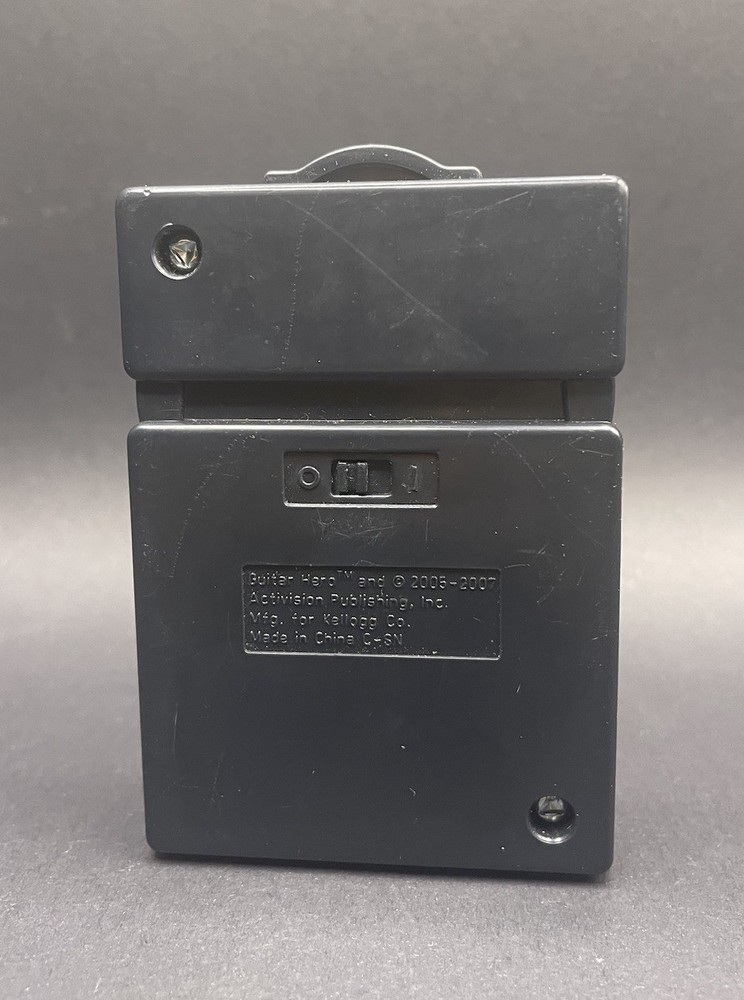 2005-2007 Kellogg Guitar Hero Black Miniature Half Stack Amp 3"L