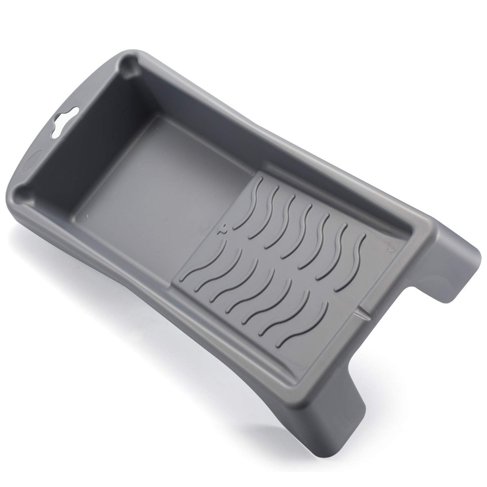 Plastic Mini Roller Paint Tray, Deep Well Paint Trap,4" Paint Roller Tray Set...