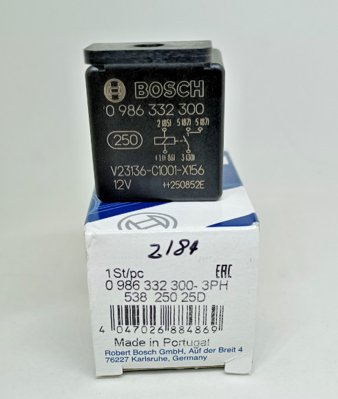 12V 30A Relay Bosch 0 332 019 150 / 0 986 332 300 5-Pin
