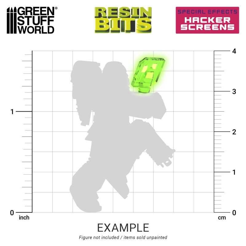 3D printed set - Hacker Screens - Special Effects Modelling Wargames Bits Resin