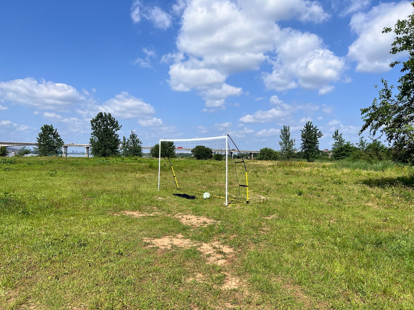 12x6 Ft Soccer Goal Portable Soccer Net for Backyard w/Frame
