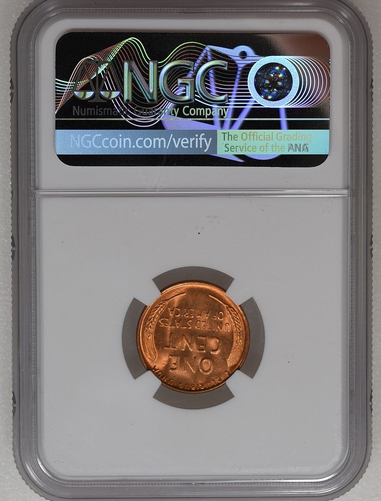 1954 D Lincoln Wheat Cent MS 66 RD NGC