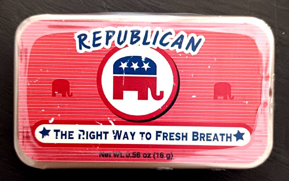Republican Sugar Free Mints AmuseMints RARE Sealed