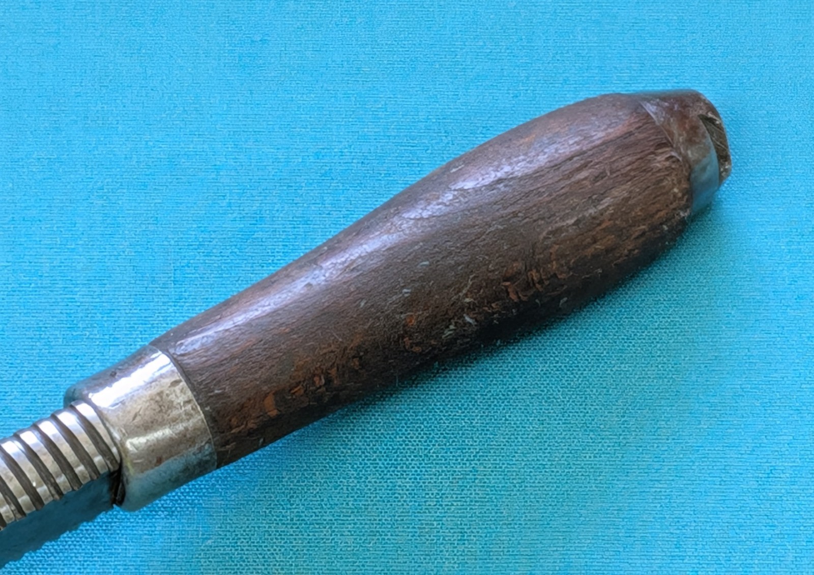 1900's Bemis & Call Co. No. 37 Nut/Monkey Wrench 10" Wood Handle Merrick Pattern