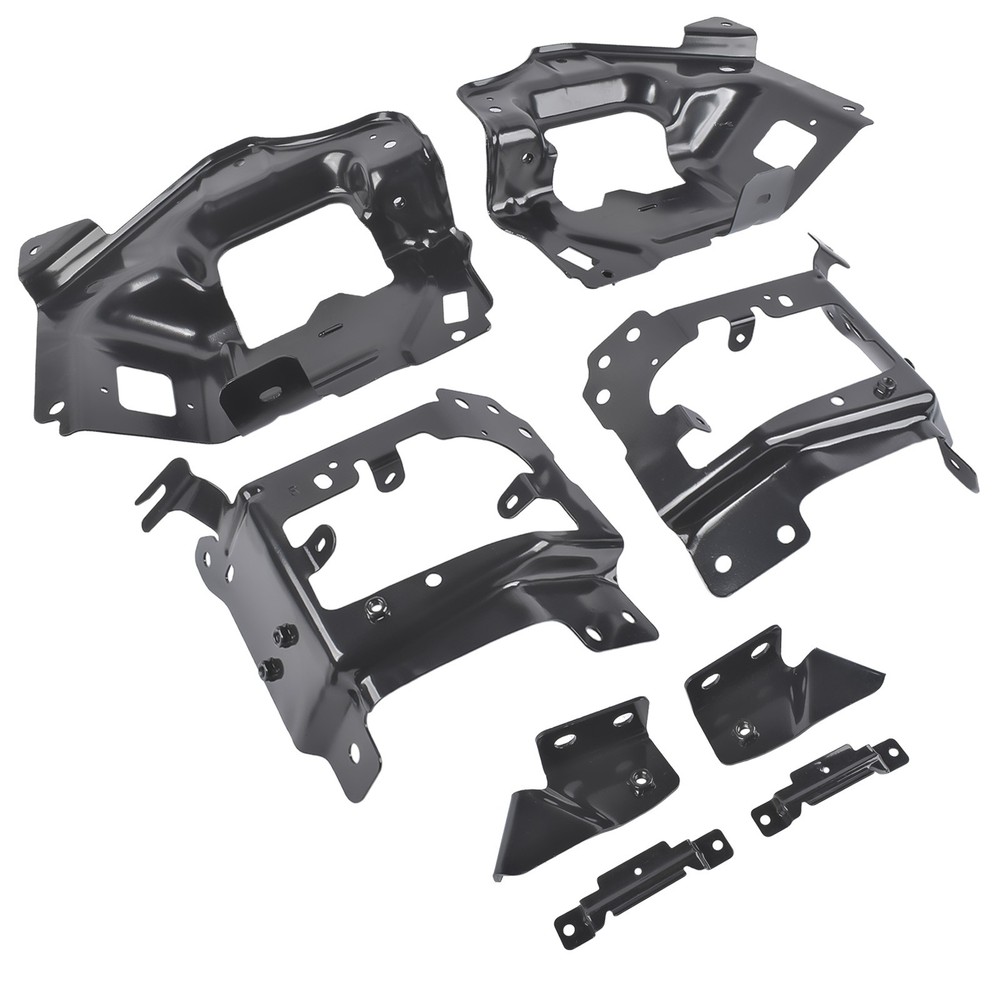 New Front Bumper Support & Mount Bracket Set For 2014-2015 Chevy Silverado 1500
