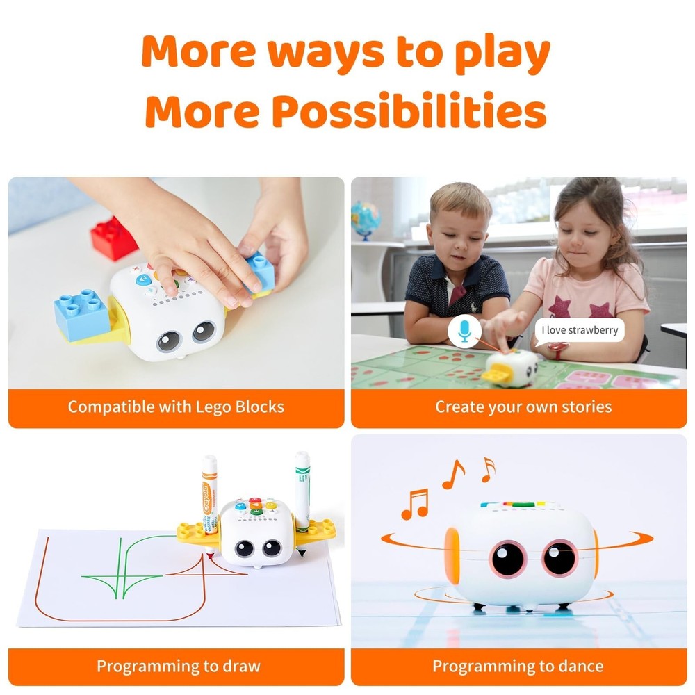 Upgraded Talebot Pro Coding Robot For Kids Aged 3-5, Education & Learning Toy