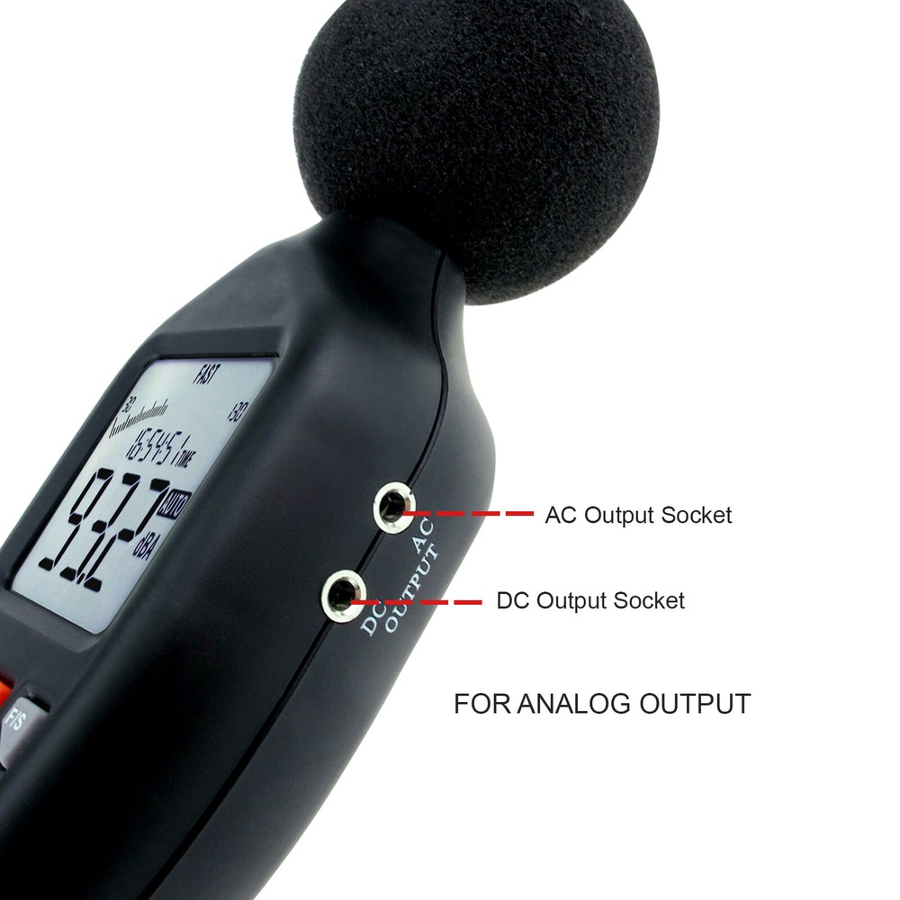 New Handheld Sound Level Meter Data Logging Function Backlit Display Datalogger