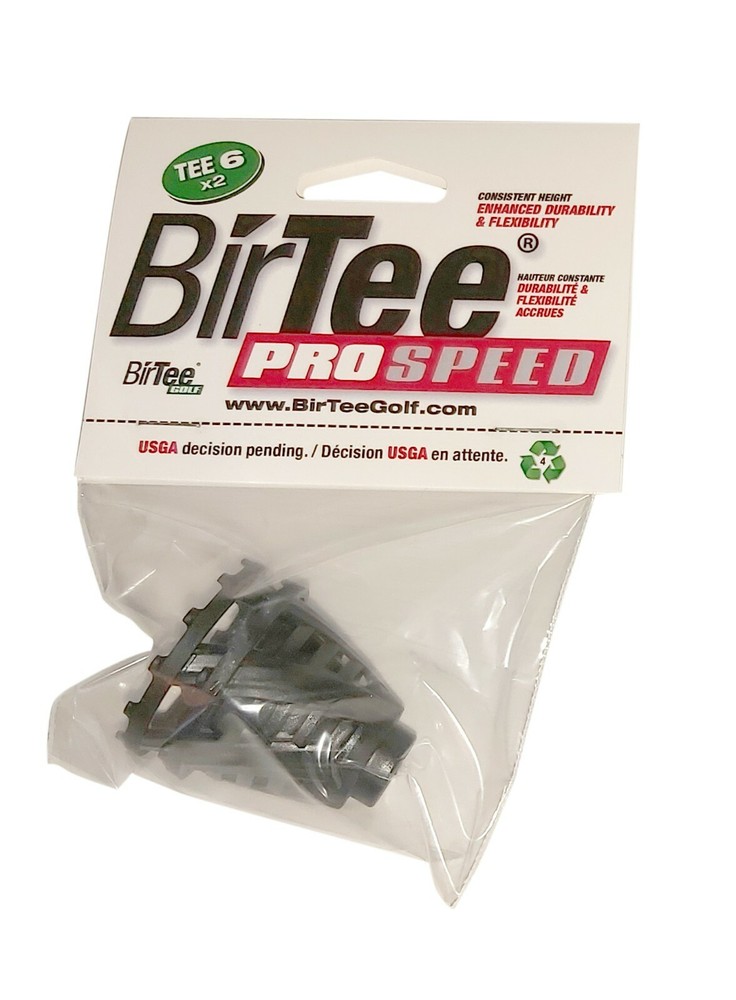BirTee Pro Golf Tees - Size #6 (1 1/2") - 2 Tees Per Pack For Winter/Simulators