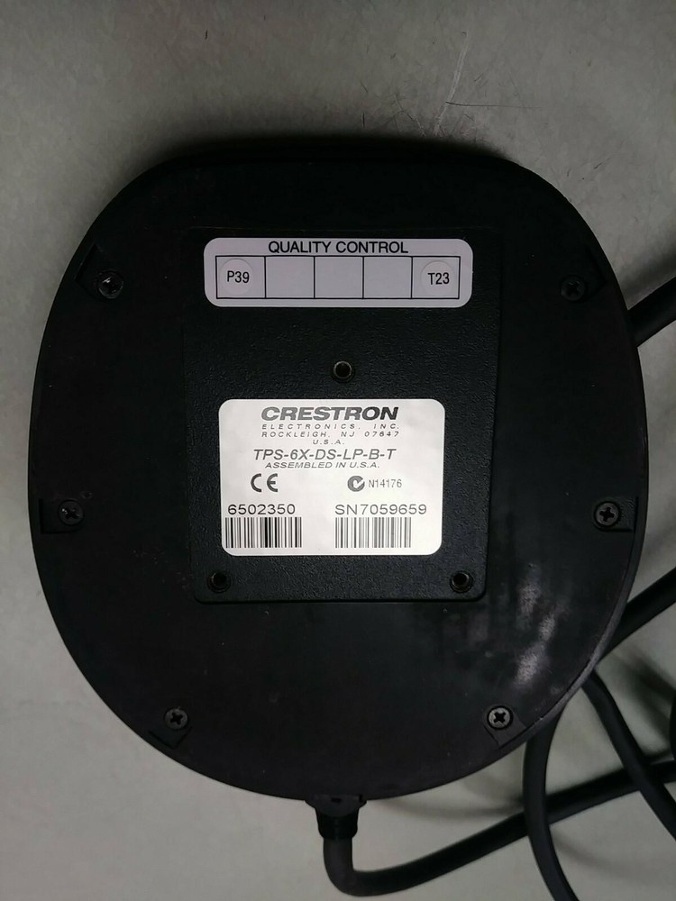 Crestron TPS-6X-DS-LP Low Profile Docking Station - Black