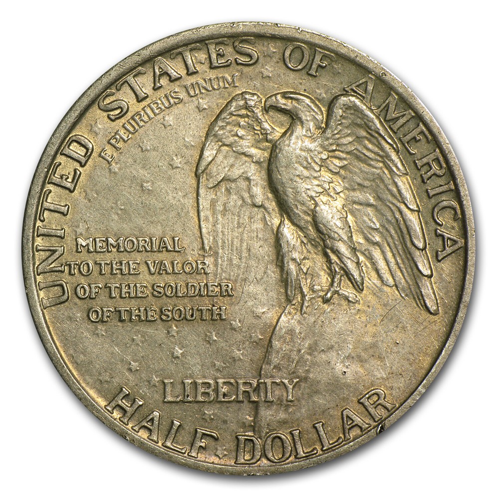 1925 Stone Mountain Commemorative Half Dollar AU