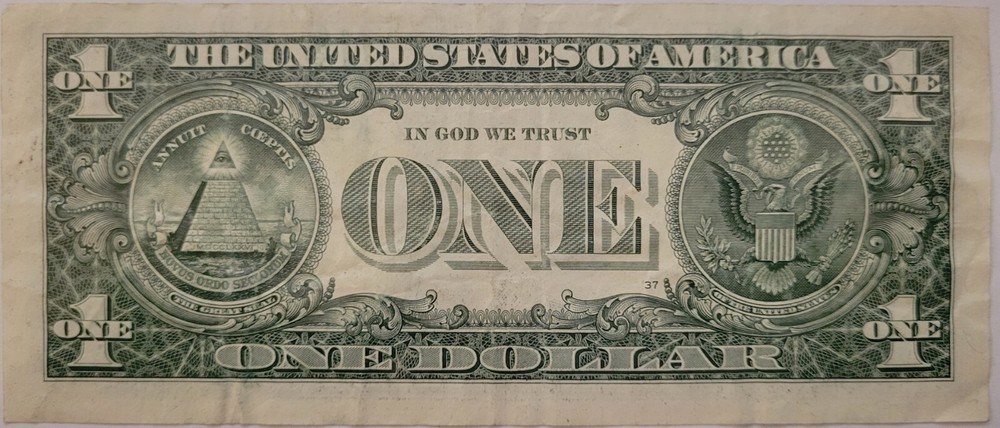 2017 K $1 FRN BILL STUCK DIGIT SERIAL GAS PUMP ODOMETER ERROR NOTE! NICE! FANCY!
