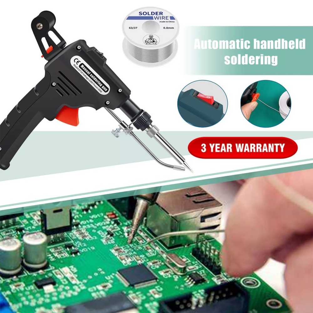 110V Handheld Welder Electric Welding Machine Multi-Function Welder Gun (tin)