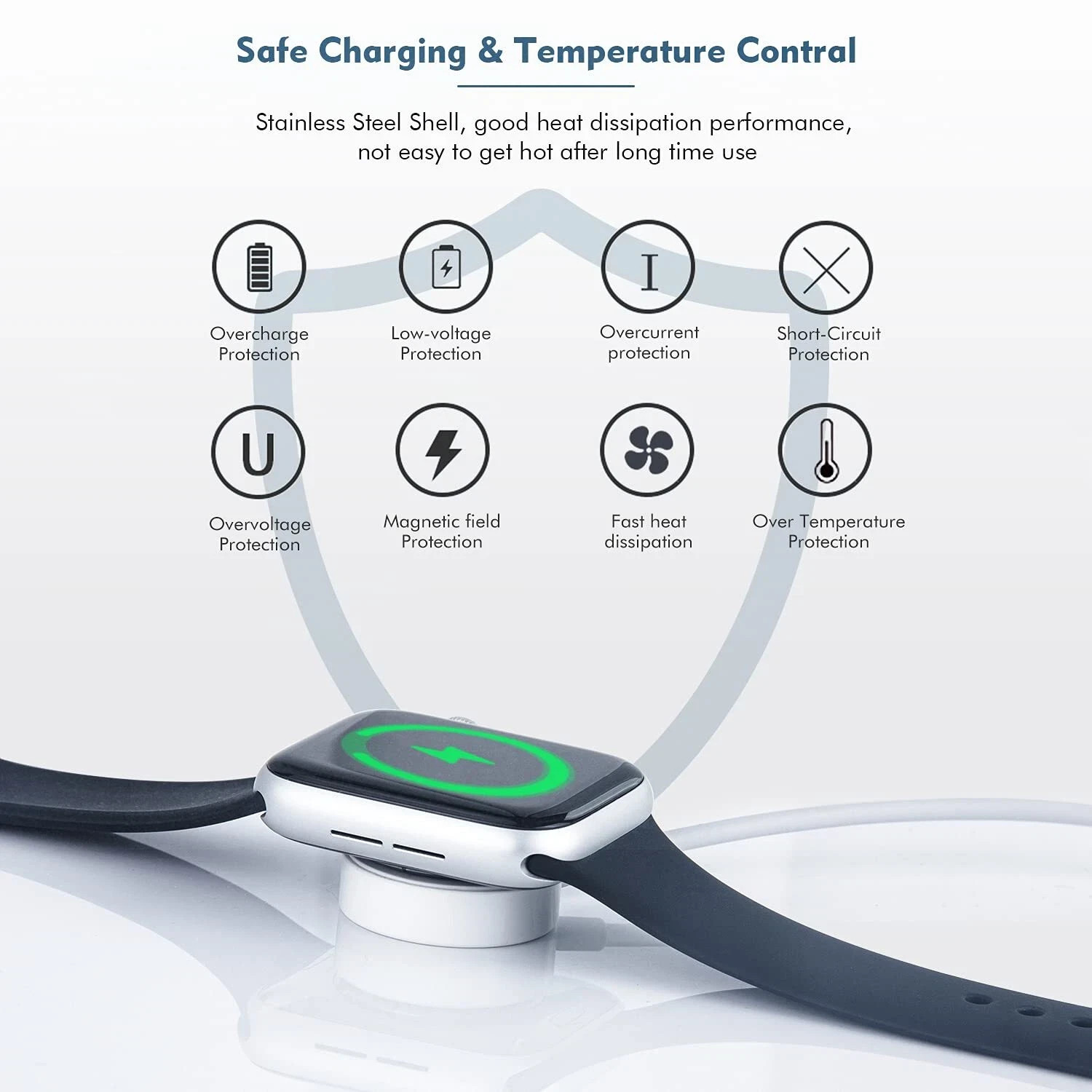 Magnetic USB Charging Cable Charger For Apple Watch Series 10/9/8/7/6/5/4/3/2/SE