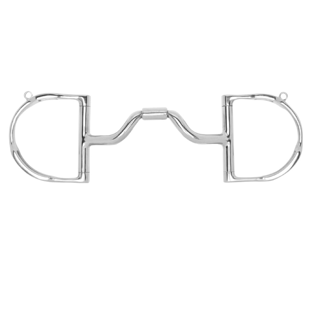 Myler 3 3/8" Medium Dee with Hooks Low Medium Wide Ported Barrel MB 33