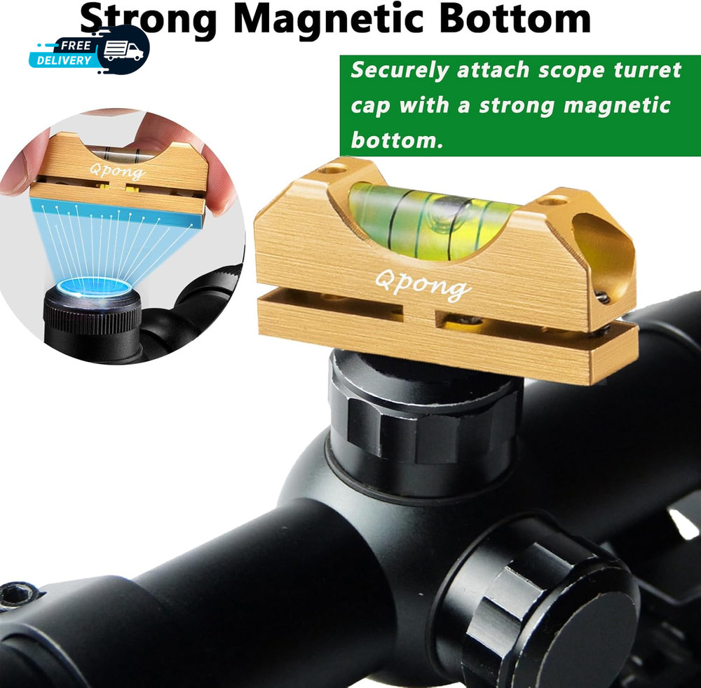 Scope Leveling Kit Scope Level Magnetic Leveling Tool High-Precision Bubble