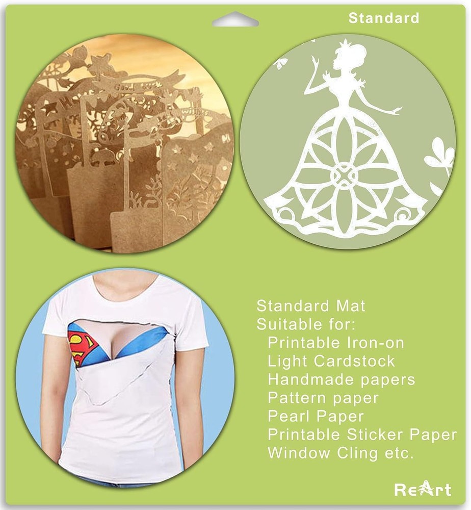 Standard Grip Adhesive Cutting Mat 6 X 12 Inch for Expression Machine - 3 Pack