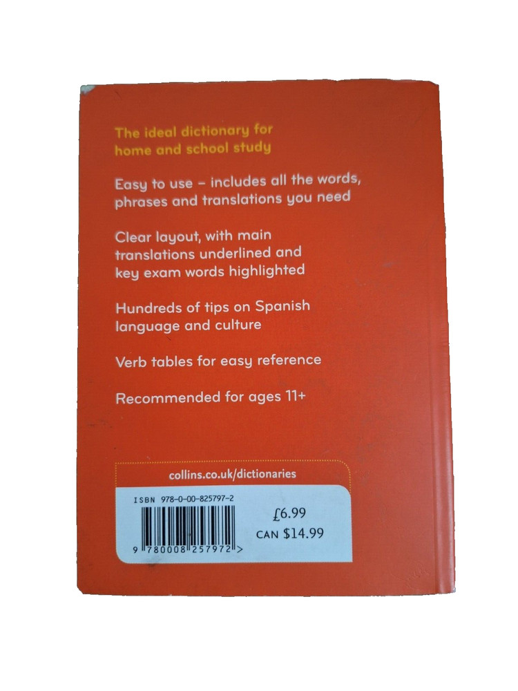 Collins Spanish School Dictionary